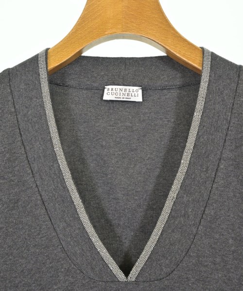BRUNELLO CUCINELLI（ブルネロ　クチネリ）Tシャツ・カットソー グレー サイズ:XL レディース/2200703166036