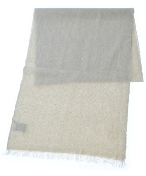 BRUNELLO CUCINELLI(ブルネロ　クチネリ)ストール 白 サイズ:-/2200667033078