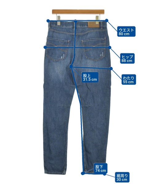 BRUNELLO CUCINELLI（ブルネロ　クチネリ）デニムパンツ 青 サイズ:-(M位) メンズ/2200671167172