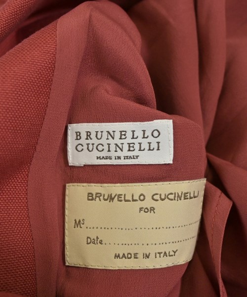 BRUNELLO CUCINELLI（ブルネロ　クチネリ）テーラードジャケット 赤 サイズ:42(M位) レディース/2200731520107