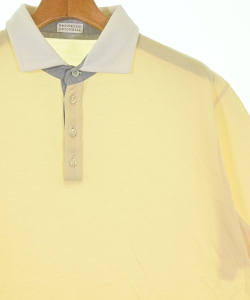 BRUNELLO CUCINELLI（ブルネロ　クチネリ）ポロシャツ 黄 サイズ:XXL メンズ/2200731921157