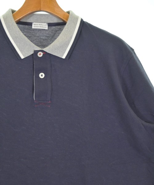 BRUNELLO CUCINELLI（ブルネロ　クチネリ）ポロシャツ 紺 サイズ:XXL メンズ/2200731921171