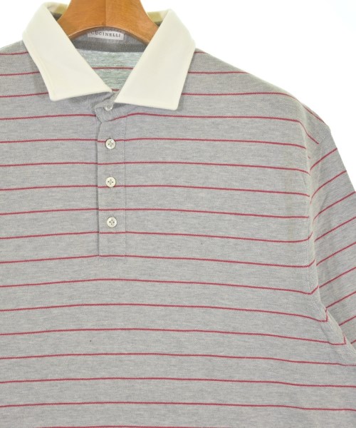 BRUNELLO CUCINELLI（ブルネロ　クチネリ）ポロシャツ グレー サイズ:XL メンズ/2200731921195