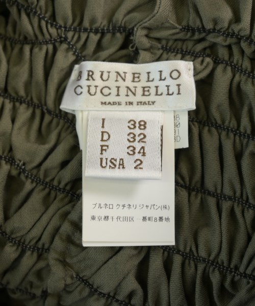 BRUNELLO CUCINELLI（ブルネロ　クチネリ）ロング・マキシ丈スカート カーキ サイズ:38(S位) レディース/2200732647063