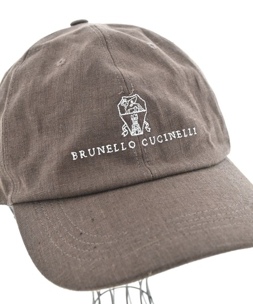 BRUNELLO CUCINELLI（ブルネロ　クチネリ）キャップ 茶 サイズ:- メンズ/2200734469045