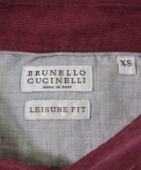 BRUNELLO CUCINELLI（ブルネロ　クチネリ）カジュアルシャツ 赤 サイズ:XS メンズ/2200720342031