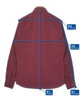 BRUNELLO CUCINELLI（ブルネロ　クチネリ）カジュアルシャツ 赤 サイズ:XS メンズ/2200720342031