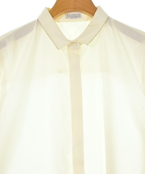 BRUNELLO CUCINELLI（ブルネロ　クチネリ）カジュアルシャツ 白 サイズ:M レディース/2200721929064