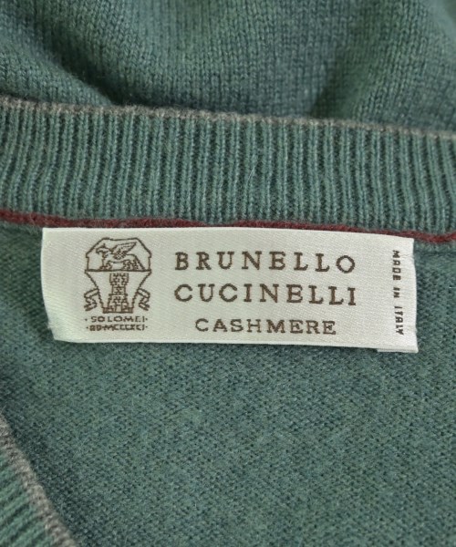 BRUNELLO CUCINELLI（ブルネロ　クチネリ）ニット・セーター 緑 サイズ:46(M位) メンズ/2200726522055