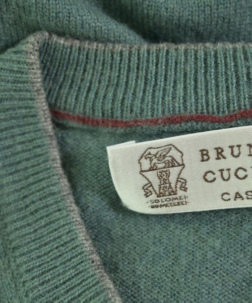 BRUNELLO CUCINELLI（ブルネロ　クチネリ）ニット・セーター 緑 サイズ:46(M位) メンズ/2200726522055