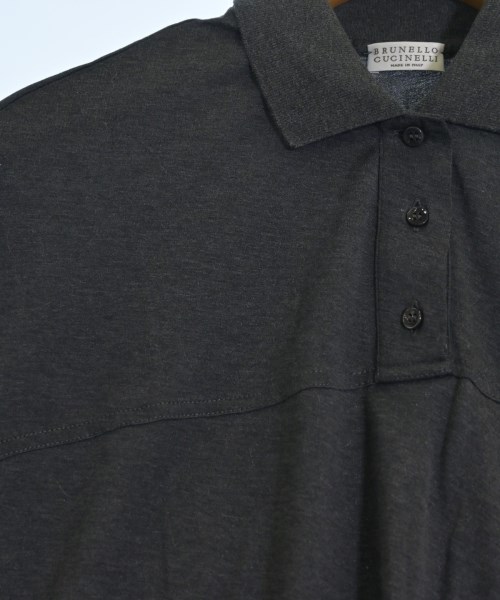 BRUNELLO CUCINELLI（ブルネロ　クチネリ）ポロシャツ グレー サイズ:M レディース/2200726340109