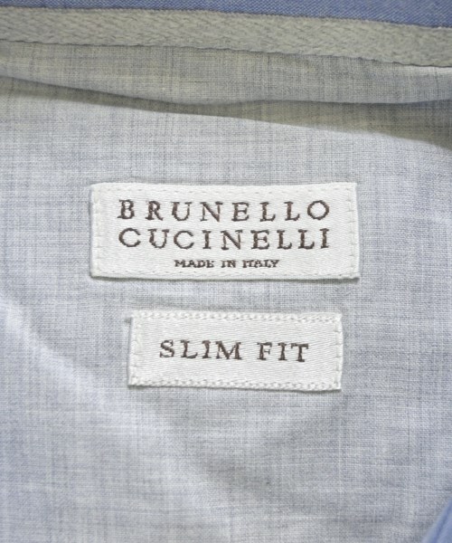 BRUNELLO CUCINELLI（ブルネロ　クチネリ）ドレスシャツ 青 サイズ:M メンズ/2200723709077