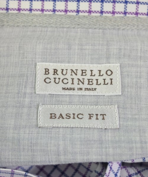 BRUNELLO CUCINELLI（ブルネロ　クチネリ）カジュアルシャツ 白 サイズ:M メンズ/2200723709176