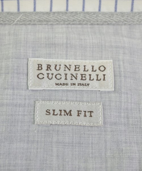 BRUNELLO CUCINELLI（ブルネロ　クチネリ）カジュアルシャツ 青 サイズ:M メンズ/2200723709206