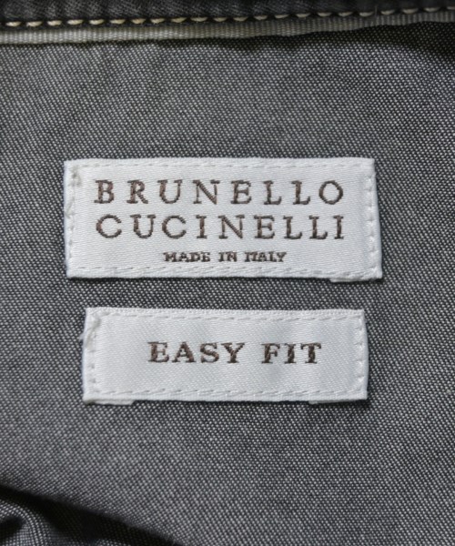 BRUNELLO CUCINELLI（ブルネロ　クチネリ）カジュアルシャツ グレー サイズ:XS メンズ/2200728350014
