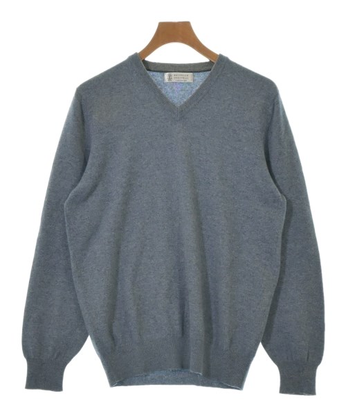 BRUNELLO CUCINELLI(ブルネロ　クチネリ)ニット・セーター 紺 サイズ:50(XL位)/2200682403221