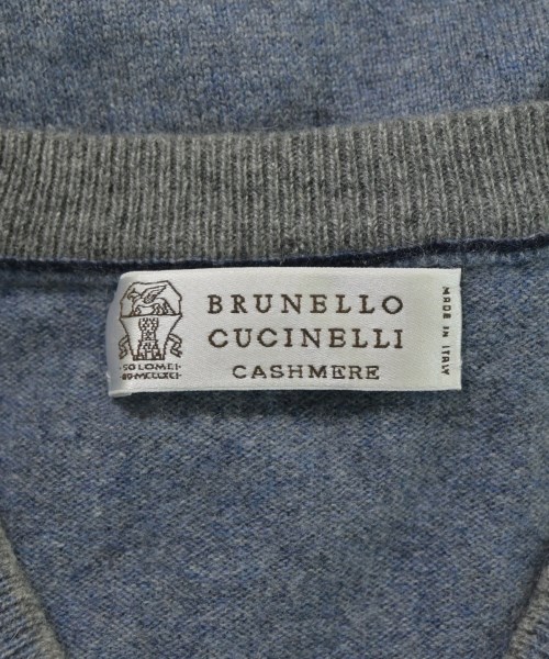 BRUNELLO CUCINELLI（ブルネロ　クチネリ）ニット・セーター 紺 サイズ:50(XL位) メンズ/2200682403221