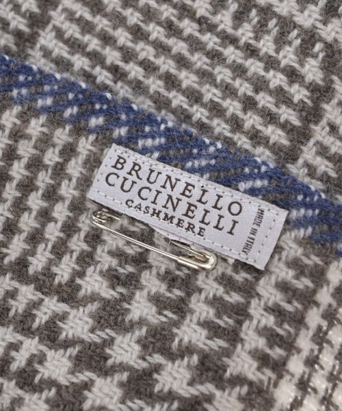 BRUNELLO CUCINELLI（ブルネロ　クチネリ）マフラー 茶 サイズ:- メンズ/2200682403405
