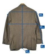 BRUNELLO CUCINELLI（ブルネロ　クチネリ）テーラードジャケット 茶 サイズ:40(S位) メンズ/2200682440028