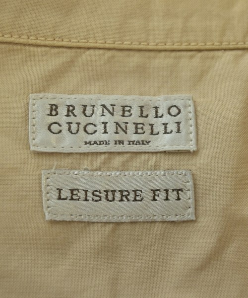 BRUNELLO CUCINELLI（ブルネロ　クチネリ）カジュアルシャツ ベージュ サイズ:M メンズ/2200684590011