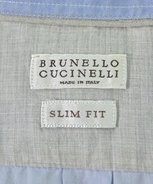 BRUNELLO CUCINELLI（ブルネロ　クチネリ）ドレスシャツ 青 サイズ:XS メンズ/2200684684062