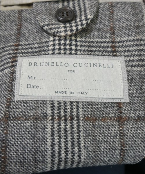 BRUNELLO CUCINELLI（ブルネロ　クチネリ）カジュアルジャケット グレー サイズ:44(S位) メンズ/2200684684079