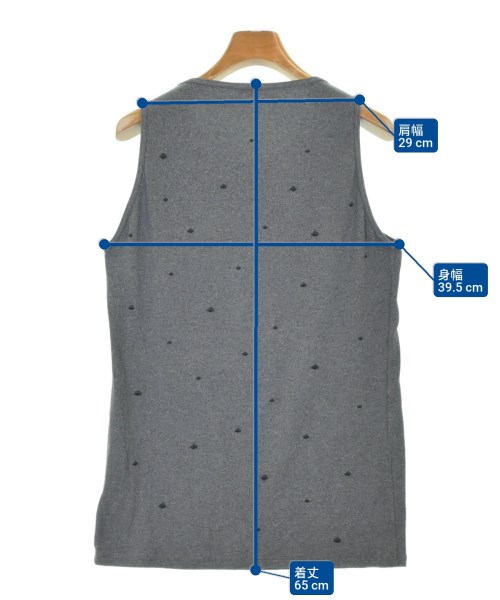 BRUNELLO CUCINELLI（ブルネロ　クチネリ）タンクトップ グレー サイズ:XXL レディース/2200686508076