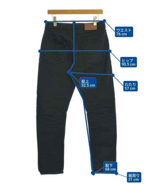 BRUNELLO CUCINELLI（ブルネロ　クチネリ）デニムパンツ 黒 サイズ:44(S位) メンズ/2200687896103