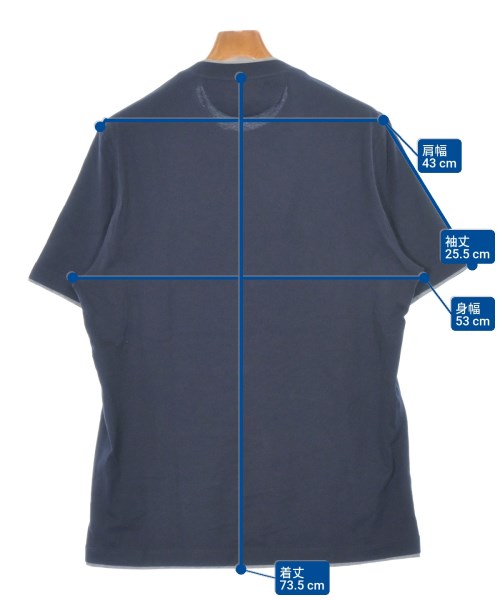 BRUNELLO CUCINELLI（ブルネロ　クチネリ）Tシャツ・カットソー 紺 サイズ:M メンズ/2200688456139