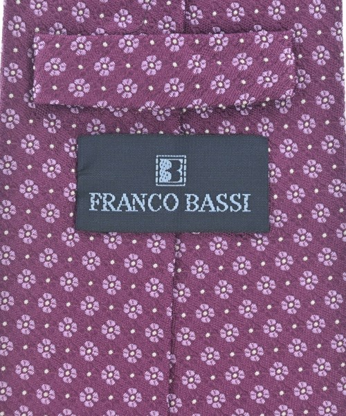 FRANCO BASSI（フランコ　バッシ）ネクタイ 紫 サイズ:- メンズ/2200632135042