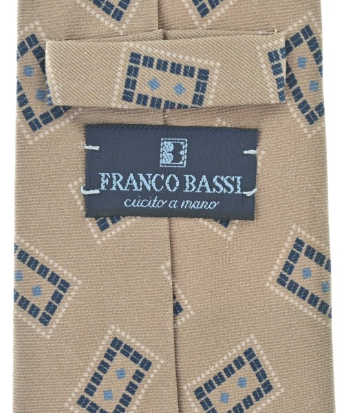 FRANCO BASSI（フランコ　バッシ）ネクタイ ベージュ サイズ:- メンズ/2200615720098