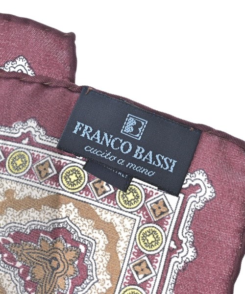FRANCO BASSI（フランコ　バッシ）小物類（その他） 赤 サイズ:- メンズ/2200676924121