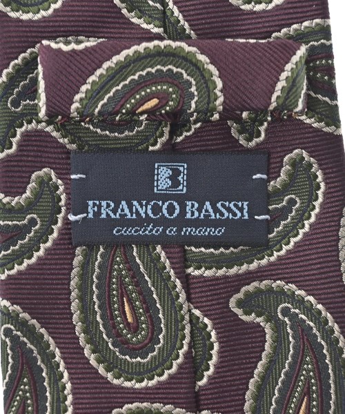 FRANCO BASSI（フランコ　バッシ）ネクタイ 茶 サイズ:- メンズ/2200676924190