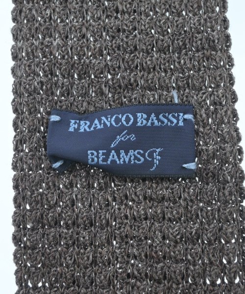 FRANCO BASSI（フランコ　バッシ）ネクタイ 茶 サイズ:- メンズ/2200671506032