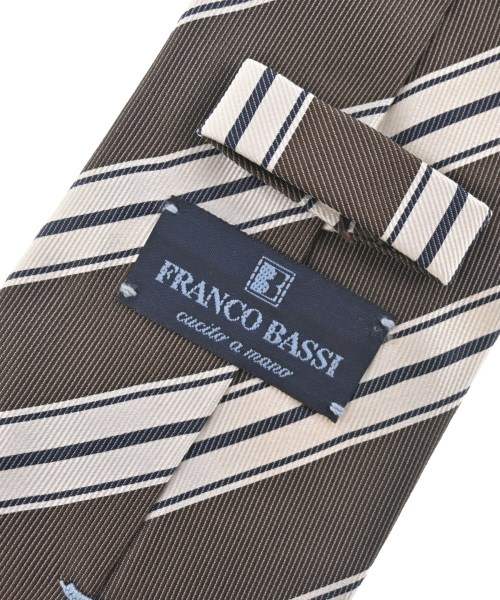 FRANCO BASSI（フランコ　バッシ）ネクタイ 茶 サイズ:- メンズ/2200719450464