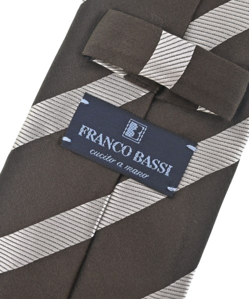 FRANCO BASSI（フランコ　バッシ）ネクタイ 茶 サイズ:- メンズ/2200719450471