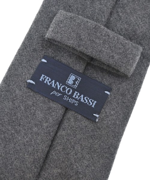 FRANCO BASSI（フランコ　バッシ）ネクタイ グレー サイズ:- メンズ/2200720341096