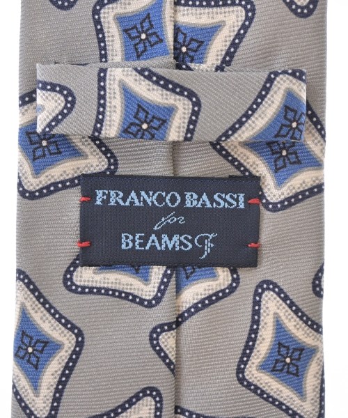 FRANCO BASSI（フランコ　バッシ）ネクタイ グレー サイズ:- メンズ/2200725581107