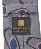 FRANCO BASSI（フランコ　バッシ）ネクタイ グレー サイズ:- メンズ/2200725581114