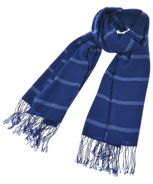 Manifatture Cravatte(マニファトーレ　クラバッテ)マフラー 青 サイズ:-/2200659871114