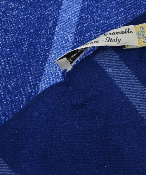 Manifatture Cravatte（マニファトーレ　クラバッテ）マフラー 青 サイズ:- メンズ/2200659871114