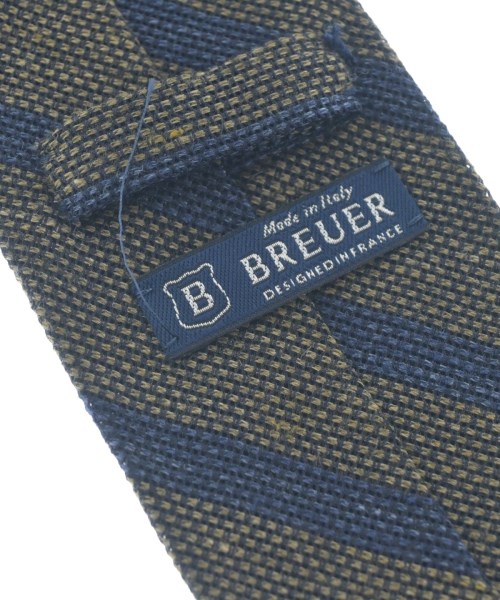BREUER（ブリューワー）ネクタイ カーキ サイズ:- メンズ/2200616561089