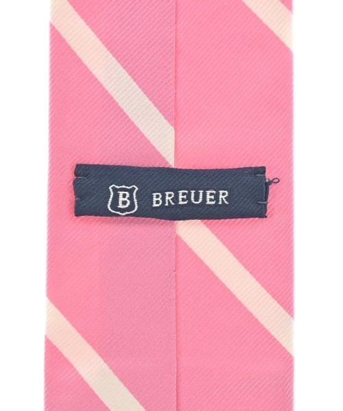 BREUER（ブリューワー）ネクタイ ピンク サイズ:- メンズ/2200612660076
