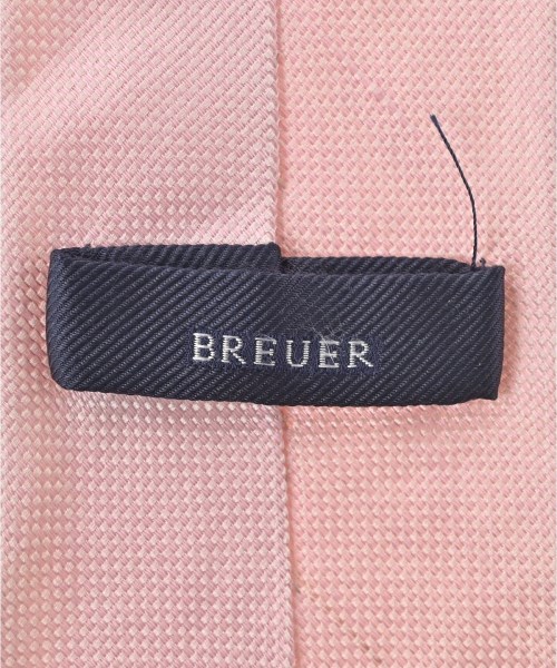 BREUER（ブリューワー）ネクタイ ピンク サイズ:- メンズ/2200675903011