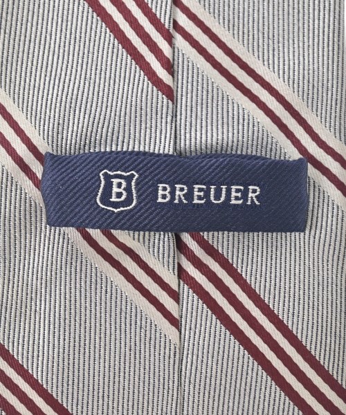BREUER（ブリューワー）ネクタイ グレー サイズ:- メンズ/2200653307091