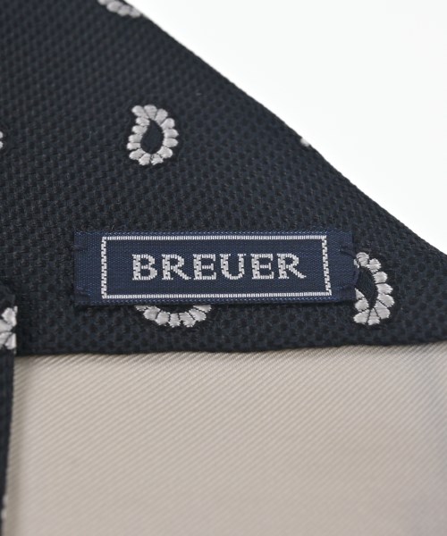 BREUER（ブリューワー）ネクタイ 黒 サイズ:- メンズ/2200704642768