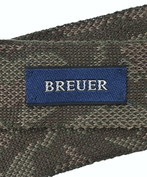 BREUER（ブリューワー）ネクタイ 茶 サイズ:- メンズ/2200681611306