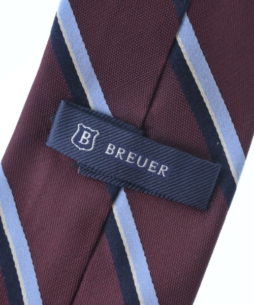 BREUER（ブリューワー）ネクタイ 赤 サイズ:- メンズ/2200690572254