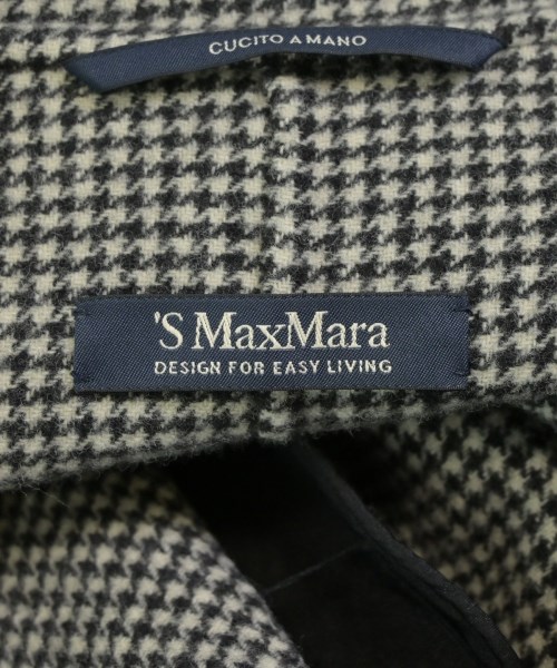 'S Max Mara（エス　マックス　マーラ）チェスターコート 黒 サイズ:36(XS位) レディース/2200640086015