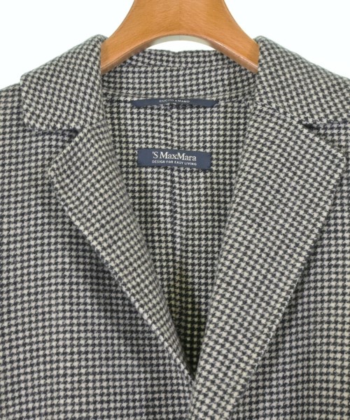 'S Max Mara（エス　マックス　マーラ）チェスターコート 黒 サイズ:36(XS位) レディース/2200640086015